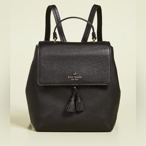 Kate Spade Hayes leather backpack w tassel